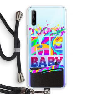 CaseCompany Touch Me: Huawei P Smart Pro Transparant Hoesje met koord
