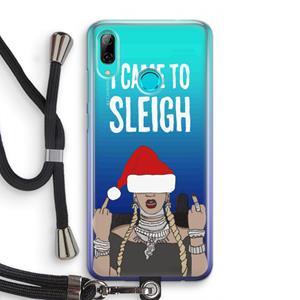 CaseCompany Came To Sleigh: Huawei P Smart (2019) Transparant Hoesje met koord