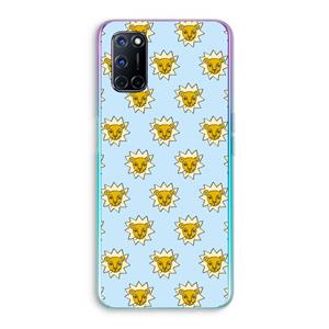 CaseCompany Leeuwenkoppen: Oppo A92 Transparant Hoesje