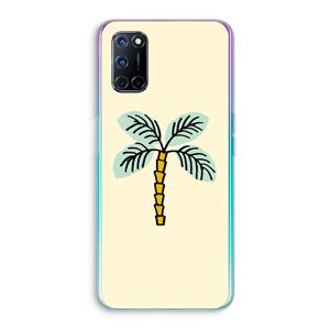 CaseCompany Palmboom: Oppo A92 Transparant Hoesje