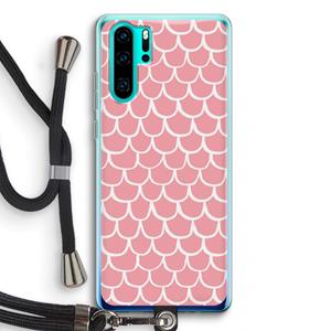 CaseCompany Dakpannetjes: Huawei P30 Pro Transparant Hoesje met koord