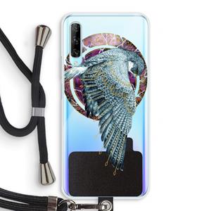CaseCompany Golden Falcon: Huawei P Smart Pro Transparant Hoesje met koord