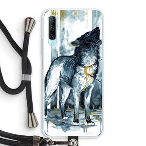 CaseCompany Bleeding Soul: Huawei P Smart Pro Transparant Hoesje met koord