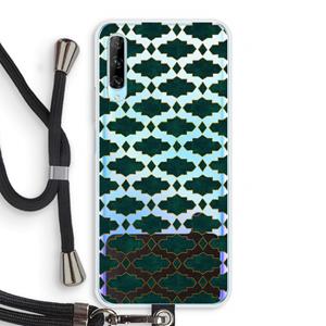 CaseCompany Moroccan tiles: Huawei P Smart Pro Transparant Hoesje met koord
