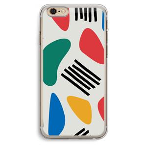 CaseCompany Illustratieve pop 1: iPhone 6 Plus / 6S Plus Transparant Hoesje