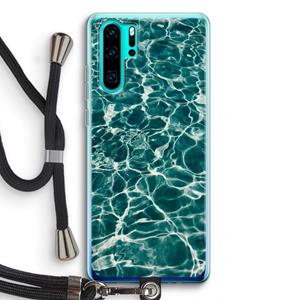 CaseCompany Weerkaatsing water: Huawei P30 Pro Transparant Hoesje met koord