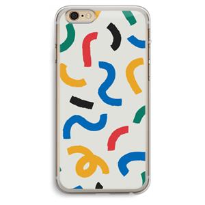 CaseCompany Illustratieve pop 2: iPhone 6 Plus / 6S Plus Transparant Hoesje