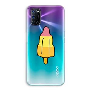CaseCompany Raketijsje: Oppo A92 Transparant Hoesje