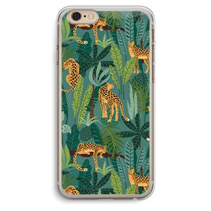 CaseCompany Luipaard 2: iPhone 6 Plus / 6S Plus Transparant Hoesje