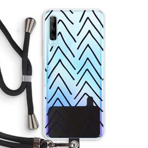 CaseCompany Marrakech Arrows: Huawei P Smart Pro Transparant Hoesje met koord
