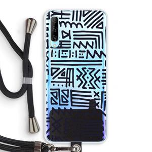 CaseCompany Marrakech print: Huawei P Smart Pro Transparant Hoesje met koord