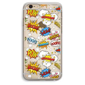 CaseCompany Pow Smack: iPhone 6 Plus / 6S Plus Transparant Hoesje