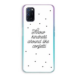CaseCompany Confetti: Oppo A92 Transparant Hoesje