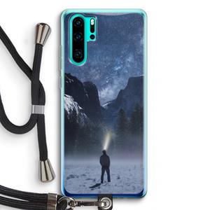 CaseCompany Wanderlust: Huawei P30 Pro Transparant Hoesje met koord