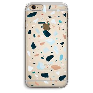 CaseCompany Terrazzo N°13: iPhone 6 Plus / 6S Plus Transparant Hoesje