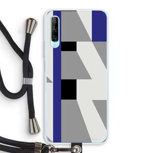 CaseCompany Gestalte 2: Huawei P Smart Pro Transparant Hoesje met koord