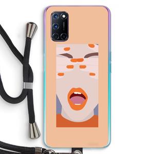 CaseCompany Surprise: Oppo A92 Transparant Hoesje met koord