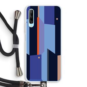 CaseCompany Gestalte 3: Huawei P Smart Pro Transparant Hoesje met koord