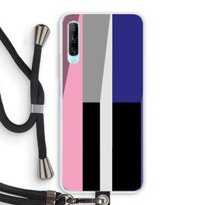 CaseCompany Gestalte 4: Huawei P Smart Pro Transparant Hoesje met koord