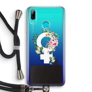 CaseCompany Venus: Huawei P Smart (2019) Transparant Hoesje met koord