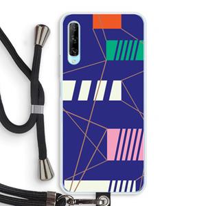 CaseCompany Gestalte 5: Huawei P Smart Pro Transparant Hoesje met koord