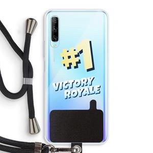 CaseCompany Victory Royale: Huawei P Smart Pro Transparant Hoesje met koord