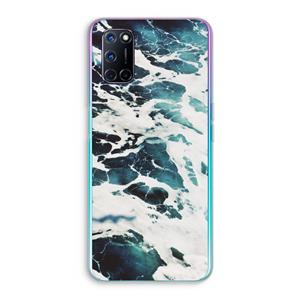 CaseCompany Golven: Oppo A92 Transparant Hoesje