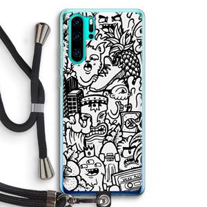 CaseCompany Vexx Mixtape #2: Huawei P30 Pro Transparant Hoesje met koord