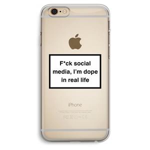 CaseCompany I'm dope: iPhone 6 Plus / 6S Plus Transparant Hoesje