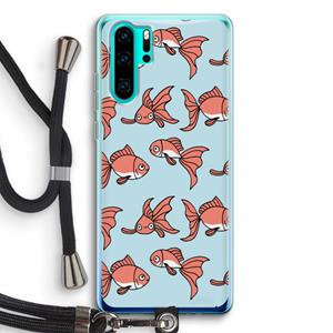 CaseCompany Blub: Huawei P30 Pro Transparant Hoesje met koord