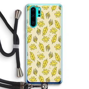 CaseCompany Herfst: Huawei P30 Pro Transparant Hoesje met koord