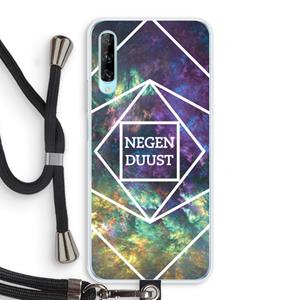 CaseCompany Negenduust ruimte: Huawei P Smart Pro Transparant Hoesje met koord