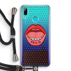 CaseCompany Yolo Denise: Huawei P Smart (2019) Transparant Hoesje met koord