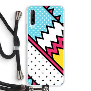 CaseCompany Pop Art #2: Huawei P Smart Pro Transparant Hoesje met koord