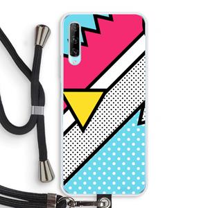 CaseCompany Pop Art #3: Huawei P Smart Pro Transparant Hoesje met koord