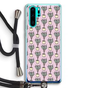 CaseCompany Boompje: Huawei P30 Pro Transparant Hoesje met koord