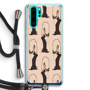 CaseCompany Pop Some Kim: Huawei P30 Pro Transparant Hoesje met koord