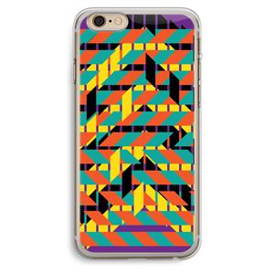CaseCompany Skew Bee 2: iPhone 6 Plus / 6S Plus Transparant Hoesje