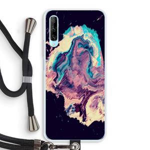 CaseCompany Cosmic Silence: Huawei P Smart Pro Transparant Hoesje met koord