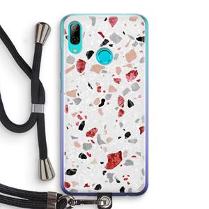 CaseCompany Terrazzo N°12: Huawei P Smart (2019) Transparant Hoesje met koord