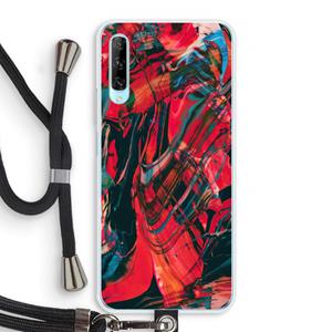 CaseCompany Endless Descent: Huawei P Smart Pro Transparant Hoesje met koord