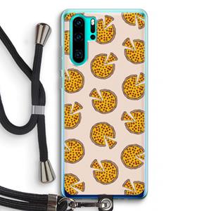 CaseCompany You Had Me At Pizza: Huawei P30 Pro Transparant Hoesje met koord