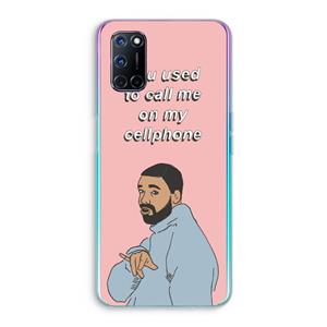 CaseCompany Hotline bling: Oppo A92 Transparant Hoesje