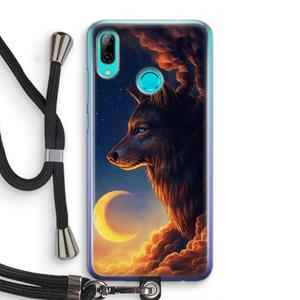 CaseCompany Night Guardian: Huawei P Smart (2019) Transparant Hoesje met koord