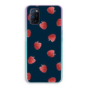CaseCompany Framboosjes: Oppo A92 Transparant Hoesje