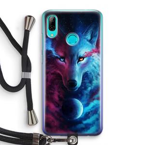 CaseCompany Where Light And Dark Meet: Huawei P Smart (2019) Transparant Hoesje met koord