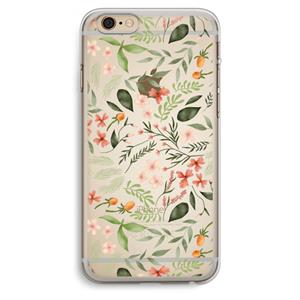 CaseCompany Sweet little flowers: iPhone 6 Plus / 6S Plus Transparant Hoesje