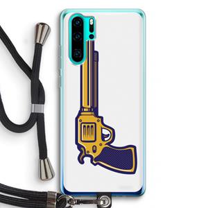 CaseCompany Pew Pew Pew: Huawei P30 Pro Transparant Hoesje met koord