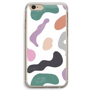 CaseCompany Memphis Shapes: iPhone 6 Plus / 6S Plus Transparant Hoesje