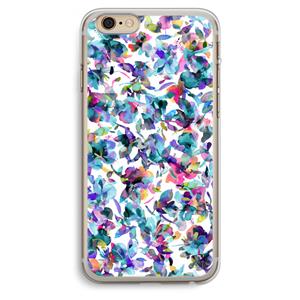 CaseCompany Hibiscus Flowers: iPhone 6 Plus / 6S Plus Transparant Hoesje